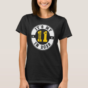 T-shirt 11e anniversaire de beauté Design C'est mon 11 ann