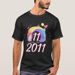 T-shirt 11e anniversaire depuis 2011 11 ans garçon fille e