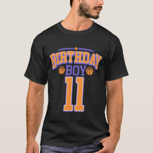 T-shirt 11e anniversaire garçon Bysketbyll Lover 11 ans Bd