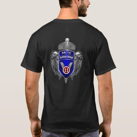 T-shirt 11e division aéroportée (Dos)
