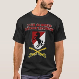 T-shirt 11e Régiment de cavalerie blindée pour les vétéran
