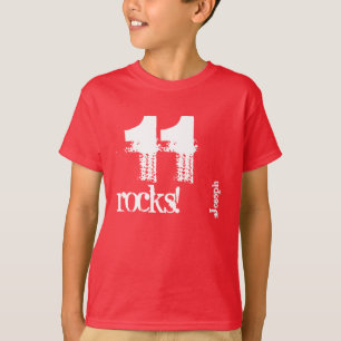 T-shirt 11ème Cadeau d'anniversaire pour 11 le nom fait