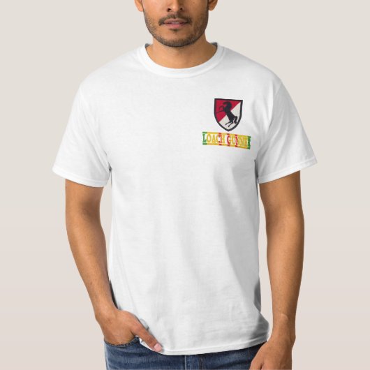 T-shirt 11ème Régiment de cavalerie blindée. Chemise (Devant)