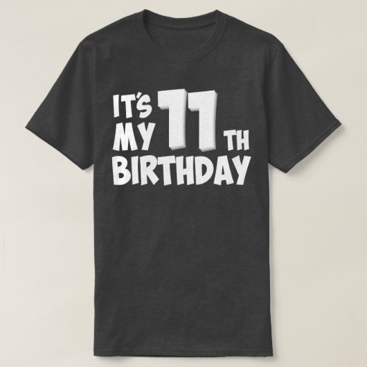 T-shirt 11h anniversaire (Design devant)