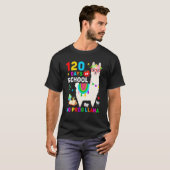 T-shirt 120th Day of School No Prob Llama 120 Days Of Scho (Devant entier)