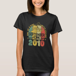 T-shirt 12 Ans 12e Anniversaire Awesome depuis Septembre