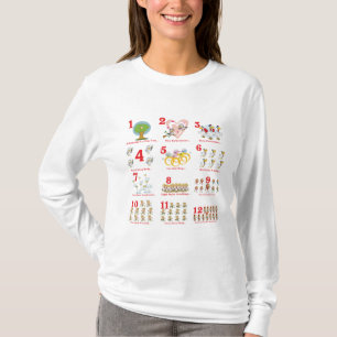 T-shirt 12 douzièmes jours de noël terminés