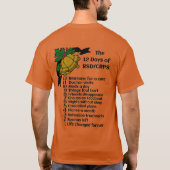 T-shirt 12 jours de Noël… RSD/CRPS (Dos)