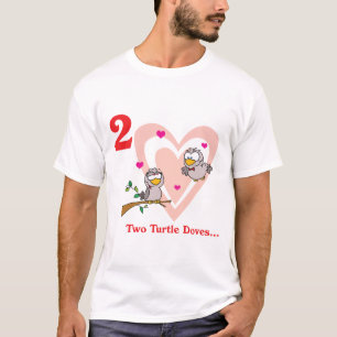 T-shirt 12 jours deux tourterelles