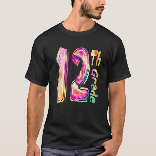 T-shirt 12E Année Tee Hello 12E Année Squad Funny Back T (Devant)
