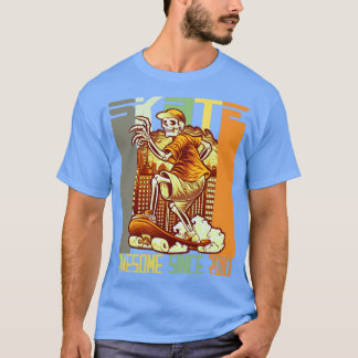 T-shirt 12e anniversaire Amateurs de skateboard Skater Awe