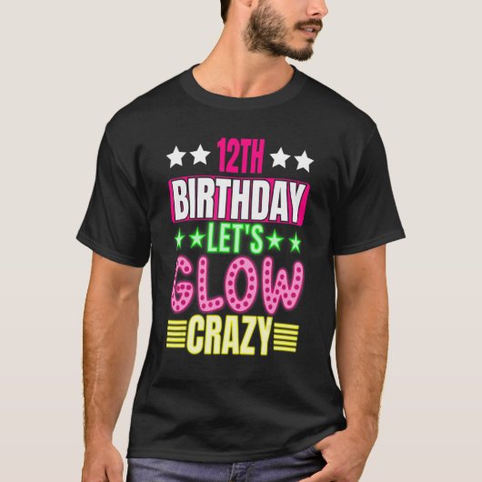 T-shirt 12e anniversaire Fou fou 11 ans Ol (Devant)