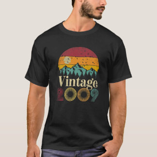 T-shirt 12E Cadeau Anniversaire 2009 12 Ans Vintage Rétro