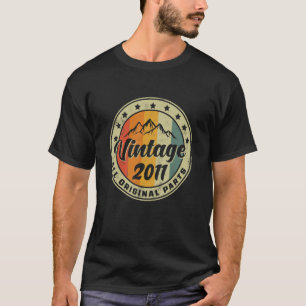 T-shirt 12ème Anniversaire Chemise 2011 Anniversaire Fille