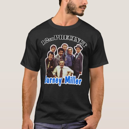 T-shirt 12th Precinct Barney Miller Cast Graphic Classic C (Devant)