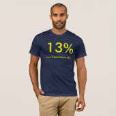 T-SHIRT 13% (Devant entier)