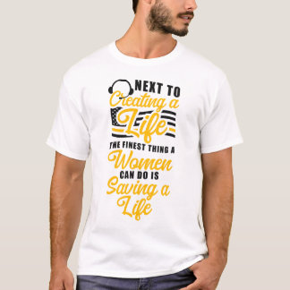 T-shirt 1323 Dispatcher Thin Gold Line À Côté De La Créati