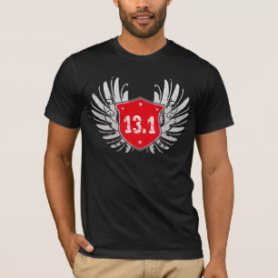 T-shirt 13,1 Bouclier de semi-marathon