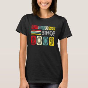 T-shirt 13 Ans Awesome Depuis 2009 Anniversaire Vintage