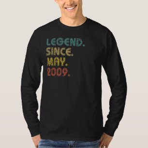 T-shirt 13 Ans Légende depuis mai 2009 13e Anniversaire