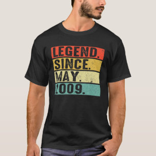 T-shirt 13 Ans Légende Depuis Mai 2009 13E Anniversaire G