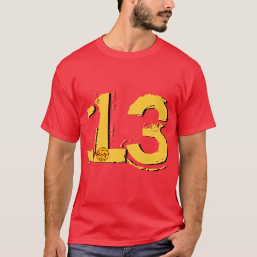 T-shirt 13 chanceux (Devant)