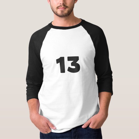 T-shirt 13 chanceux (Devant)