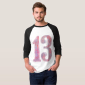 T-shirt 13 chanceux (Devant entier)