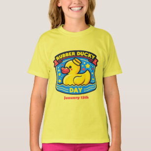 T-shirt 13 janvier - Jour de canard en caoutchouc