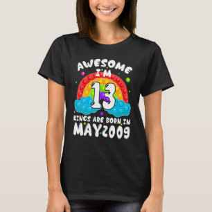 T-shirt 13e anniversaire 13 ans stupéfiant depuis mai 2009