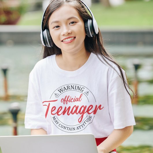 T-shirt 13e anniversaire Adolescent officiel 13 ans Ado