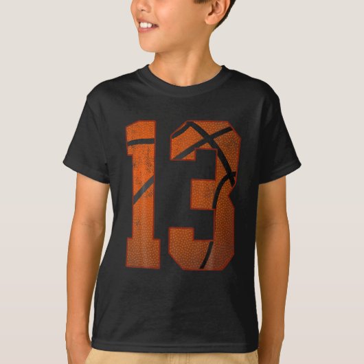 T-shirt 13e anniversaire fête treize 13 ans (Devant)