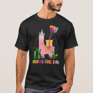 T-shirt 13e anniversaire fille Ados FUnny Llama Lover 13 a