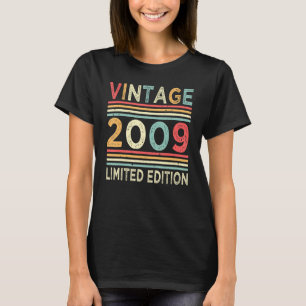 T-shirt 13e anniversaire Vintage 2009 13 ans 1