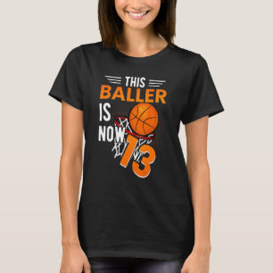 T-shirt 13e jour de basket-ball public 13 heures