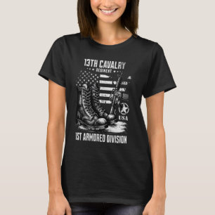 T-shirt 13e régiment de cavalerie 1re division blindée Mil