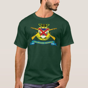 T-shirt 13e Régiment d'infanterie DUI w Br Ribbon X