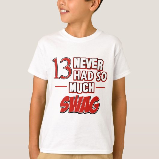 T-shirt 13èmes conceptions an d'anniversaire (Devant)