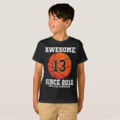 T-shirt 13th Birthday Sketll Fan 13 Years Old Official Tee (Devant entier)