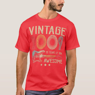 T-shirt 13th Birthday Womens Mens Vintage Awesome 2009 Gui