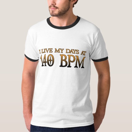 T-shirt 140 jours DUBSTEP de BPM (Devant)
