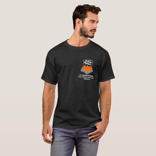 T-shirt 141e Signal Bn Tee Basic - Noir (Devant entier)