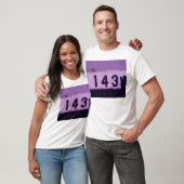 T-shirt 143 = je t'aime (Unisexe)
