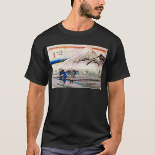 T-shirt 14. 原 宿, 広 重 Hara-juku, Hiroshige, Ukiyo-e