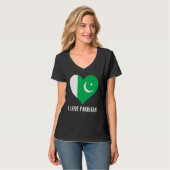 T-shirt 14 august independence day Pakistan Patriotic (Devant entier)