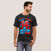 T-shirt 14 Year Old For Boys 14th Birthday Boy 14 Year Old (Devant entier)