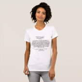 T-shirt 14e amendement Section 3 (Devant entier)