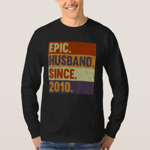 T-shirt 14e année Mariage Anniversaire meilleur mari épiqu