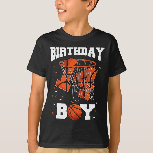 T-shirt 14e anniversaire Basketball enfants (Devant)