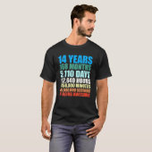 T-shirt 14E Anniversaire Cadeau Garçon 14 Ans Être Magnifi (Devant entier)